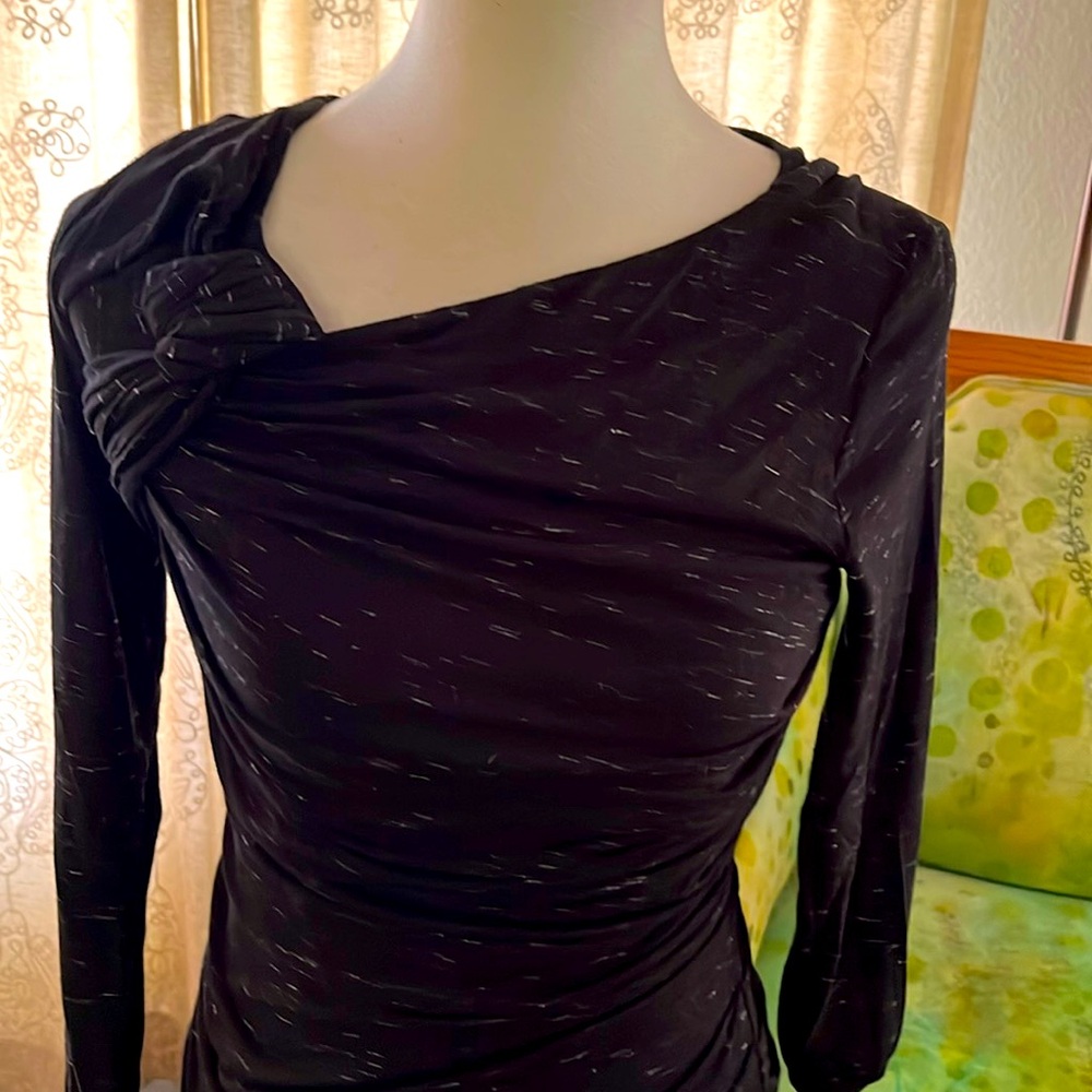 Bailey 44 Anthropologie Yael Side Ruched Midi Dress Stretch